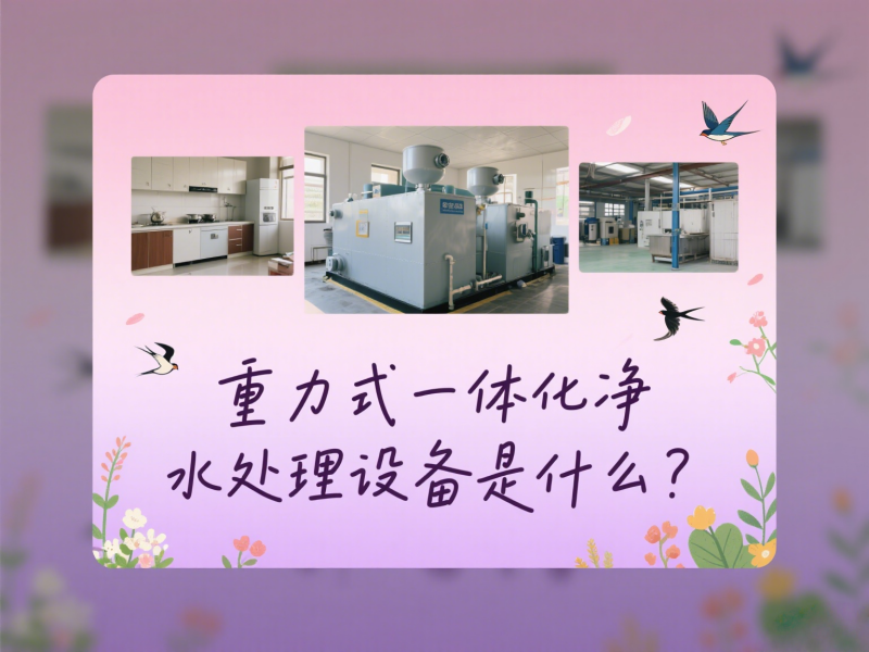 重力式一體化凈水處理設(shè)備是什么